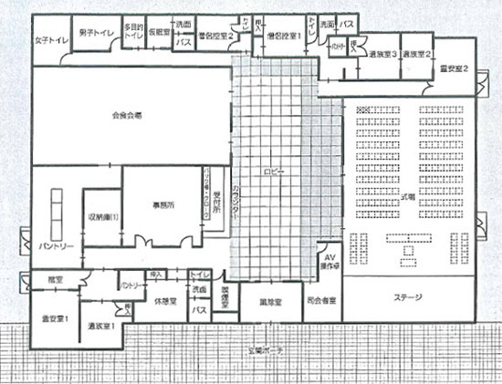 JAやすらぎ会館　ラポール錦　レイアウト