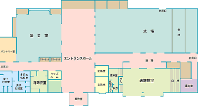 JA斎場あだたら　レイアウト